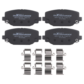 Rear Brake Rotors and Pads Set compatible for Chrysler TownCountry 2012-16 compatible for Ram C/V 12-15