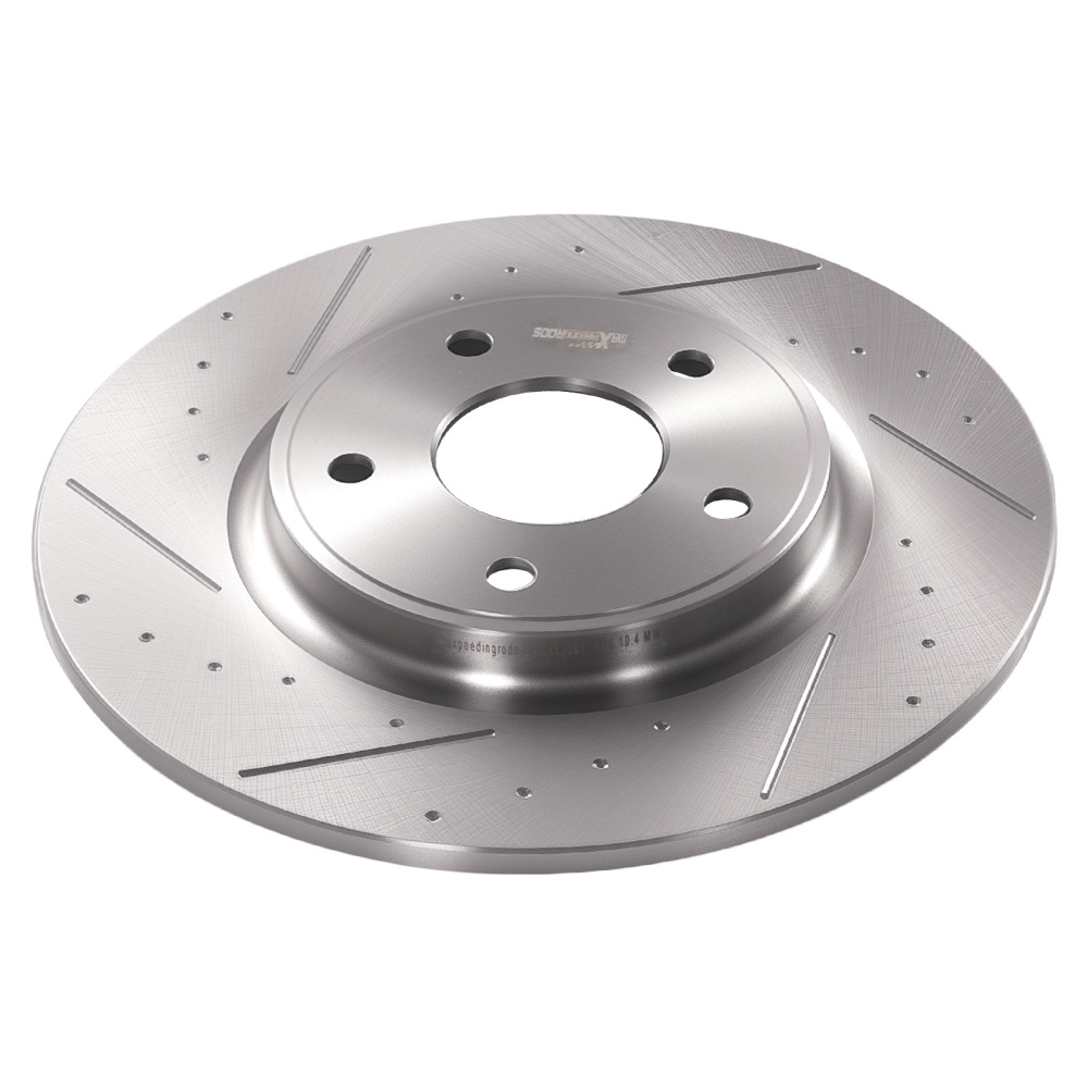 Rear Brake Rotors and Pads Set compatible for Chrysler TownCountry 2012-16 compatible for Ram C/V 12-15