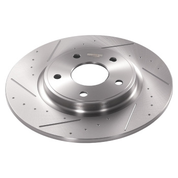 Rear Brake Rotors and Pads Set compatible for Chrysler TownCountry 2012-16 compatible for Ram C/V 12-15