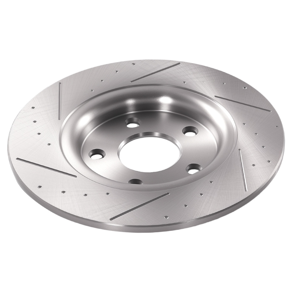 Rear Brake Rotors and Pads Set compatible for Chrysler TownCountry 2012-16 compatible for Ram C/V 12-15