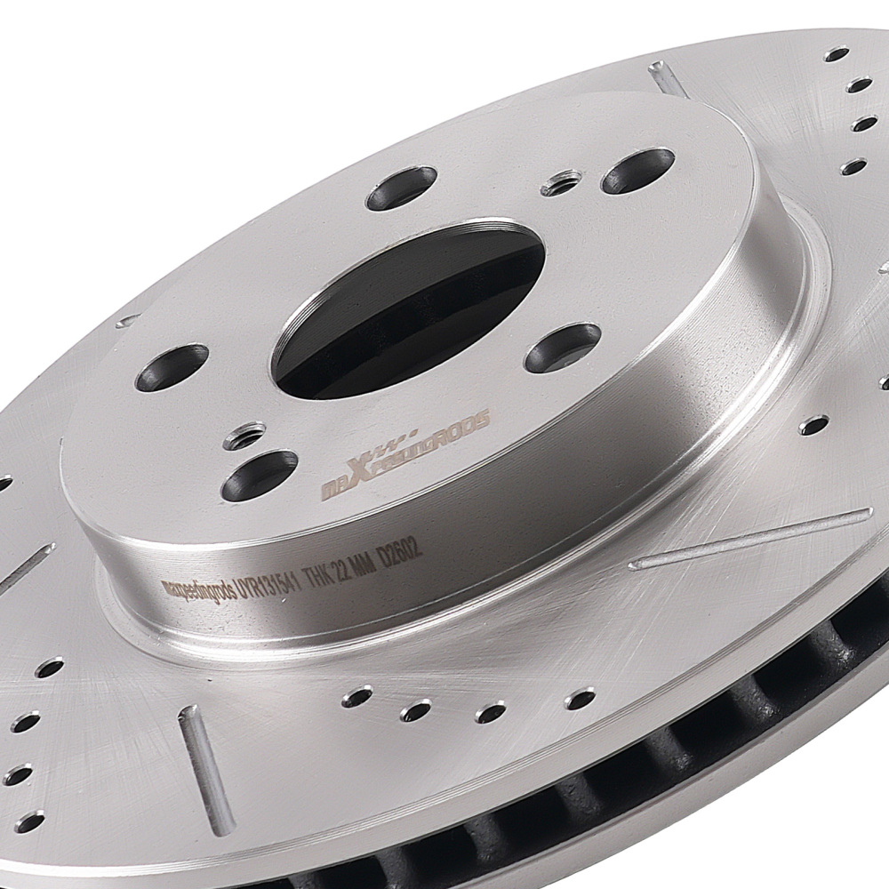 Front Rear Brake Rotors and Pads Set compatible for Lexus CT200h 2011-17 compatible for Toyota Prius 2012