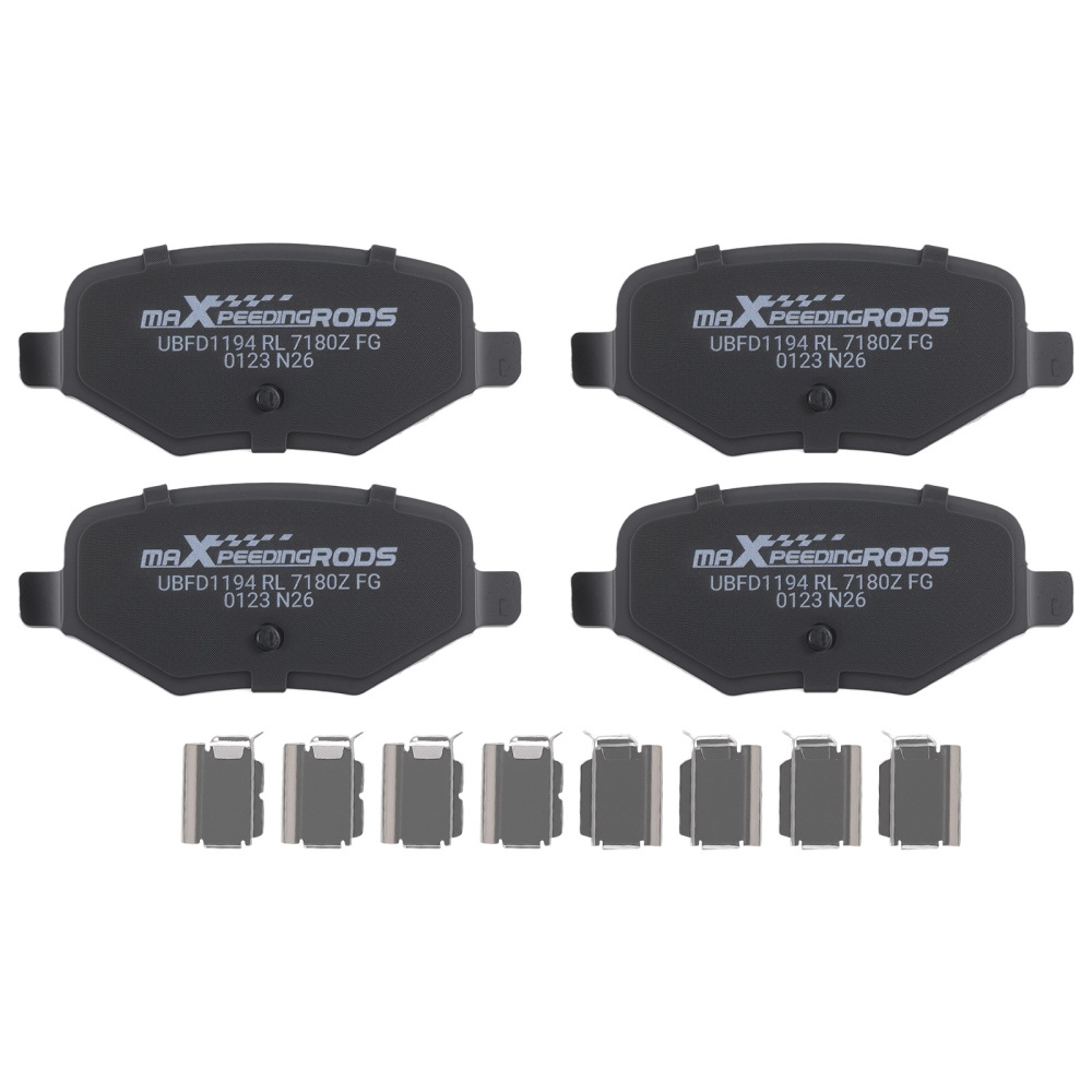 Rear Brake Rotors and Pads Set compatible for Ford Edge 2011-2014 Explorer 2011-2019 S54165