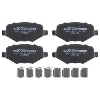 Rear Brake Rotors and Pads Set compatible for Ford Edge 2011-2014 Explorer 2011-2019 S54165