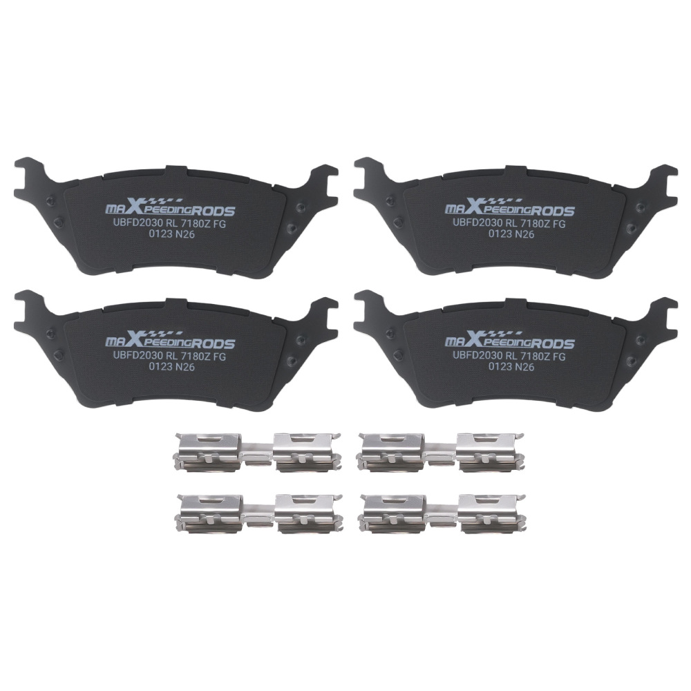 Rear Brake Rotors and Pads Set compatible for Ford F-150 2012 2013 2014-2020 S5418 D1602