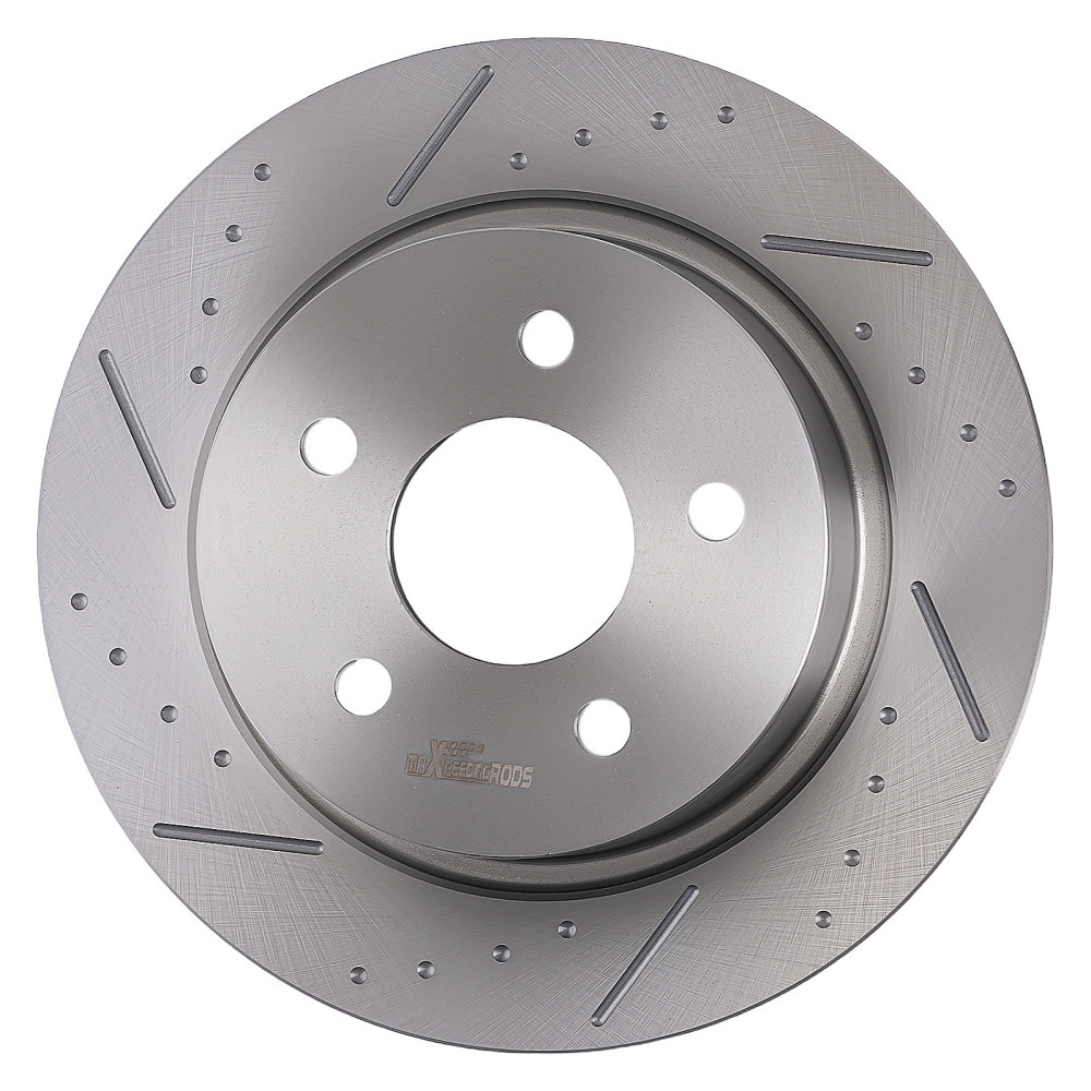 Rear Drilled Slotted Brake Rotors Pads Kit compatible for Ford C-Max 2013-18 Escape 2013-16