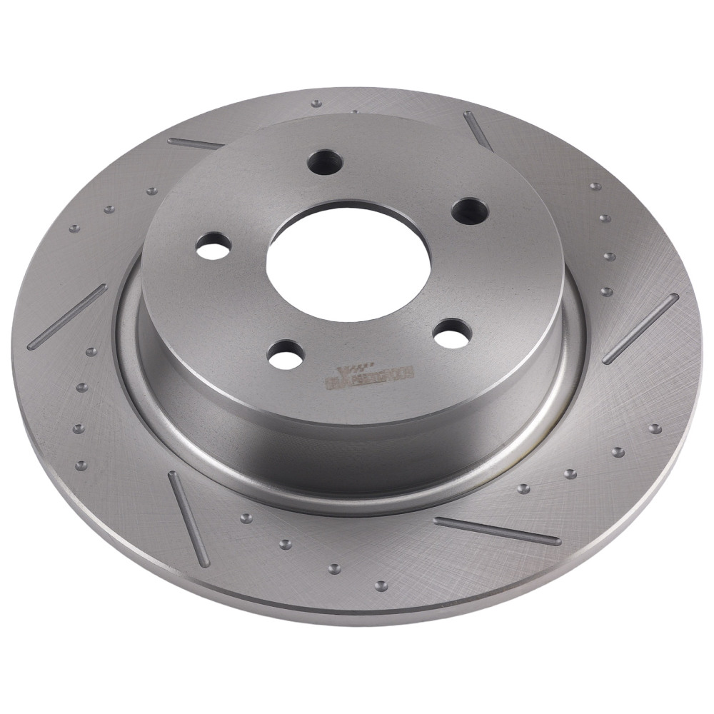 Rear Drilled Slotted Brake Rotors Pads Kit compatible for Ford C-Max 2013-18 Escape 2013-16