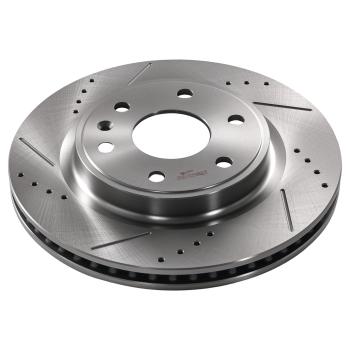 Front Brake Rotors and Pads Kit compatible for Chevrolet Traverse 2009-17 compatible for GMC Acadia 07-16