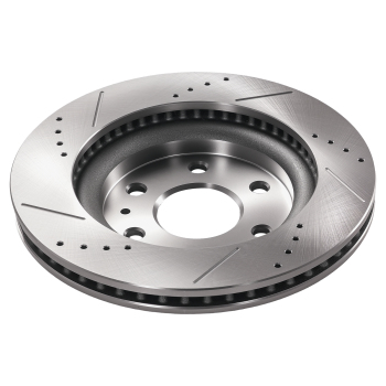 Front Brake Rotors and Pads Kit compatible for Chevrolet Traverse 2009-17 compatible for GMC Acadia 07-16