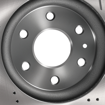 Front Brake Rotors and Pads Kit compatible for Chevrolet Traverse 2009-17 compatible for GMC Acadia 07-16