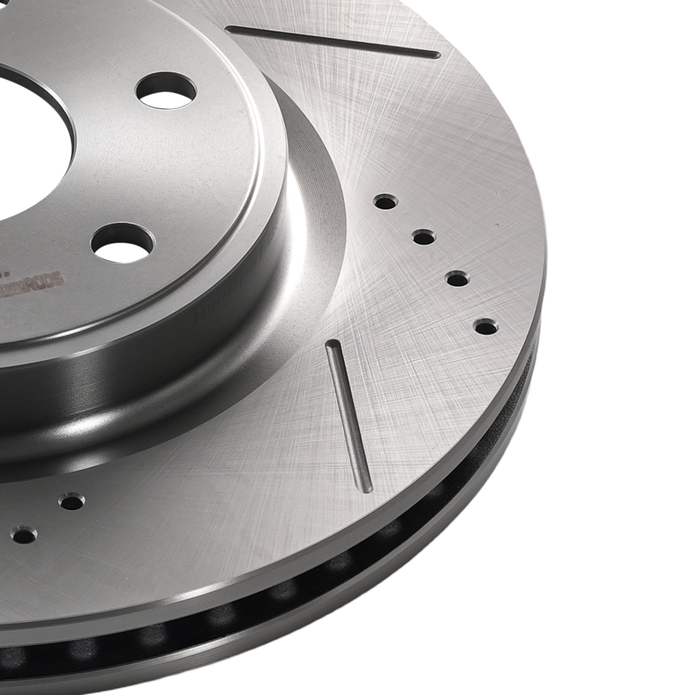 Front Brake Rotors and Pads Kit compatible for Chevrolet Traverse 2009-17 compatible for GMC Acadia 07-16