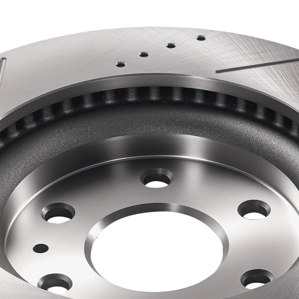 Front Brake Rotors and Pads Kit compatible for Chevrolet Traverse 2009-17 compatible for GMC Acadia 07-16