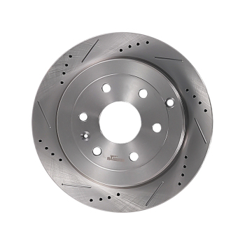 Rear Brake Rotors and Pads Set compatible for Buick Enclave 2008-2017 compatible for GMC Acadia 2007-2016
