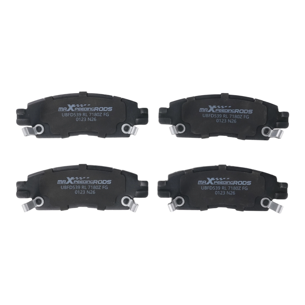 Rear Brake Rotors and Pads Set compatible for Buick Enclave 2008-2017 compatible for GMC Acadia 2007-2016