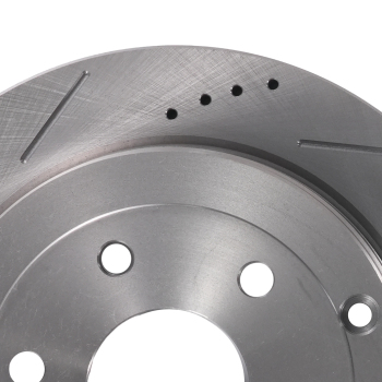 Rear Brake Rotors and Pads Set compatible for Buick Enclave 2008-2017 compatible for GMC Acadia 2007-2016