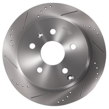 Rear Brake Rotors and Pads Set compatible for Chevrolet Equinox GMC Terrai 2010-2017 55178