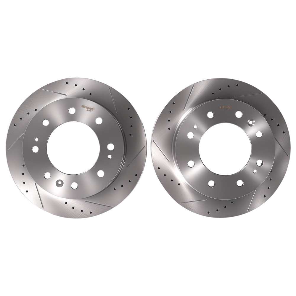 Front Brake Rotors and Pads Set compatible for Chevrolet Silverado 2500 3500 HD 2011-2019