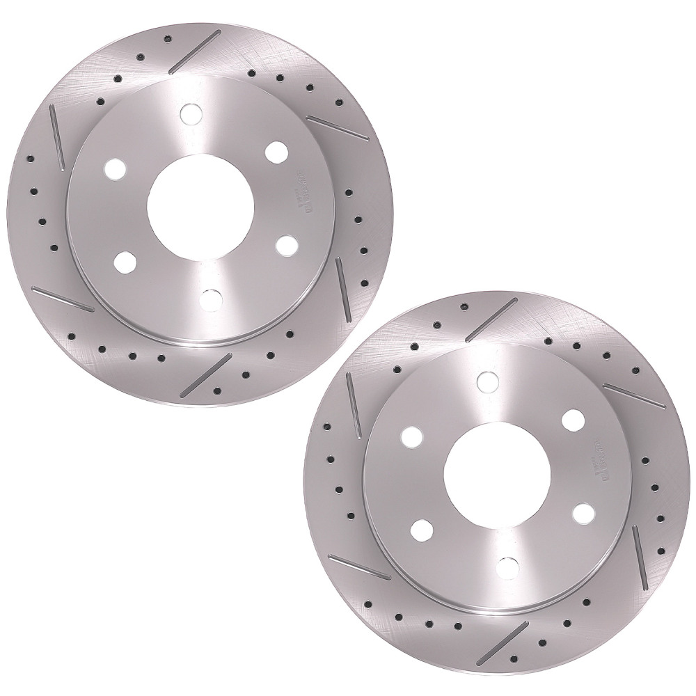 Front Brake Rotors and Pads Set compatible for Cadillac Escalade 1999-2000/Compatible for Chevrolet Tahoe