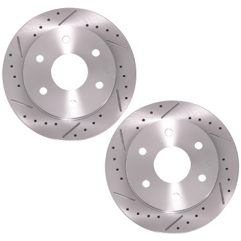 Front Brake Rotors and Pads Set compatible for Cadillac Escalade 1999-2000/Compatible for Chevrolet Tahoe