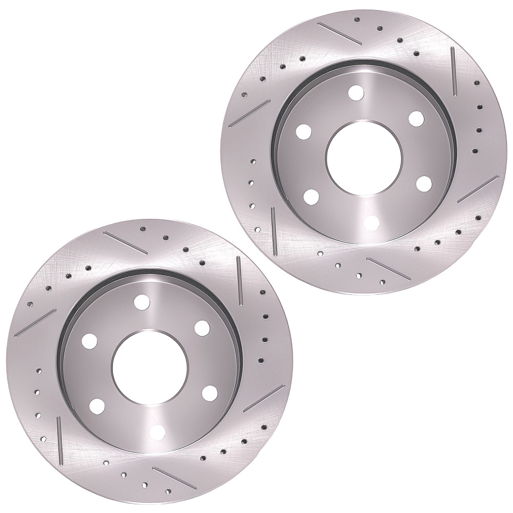 Front Brake Rotors and Pads Set compatible for Cadillac Escalade 1999-2000/Compatible for Chevrolet Tahoe