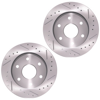 Front Brake Rotors and Pads Set compatible for Cadillac Escalade 1999-2000/Compatible for Chevrolet Tahoe