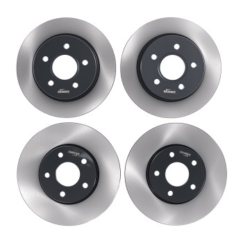 FrontRear Brake Discs Pads Set compatible for Ford Focus/Compatible for Ford C-Max 2003-2011 1223663