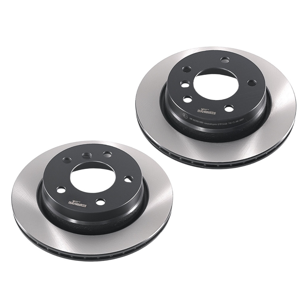 Ant.+Post. Dischi Freno Pastiglie Set compatibile per BMW 3er E36 E46 Compact Touring 95-05