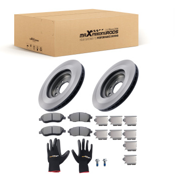 Front Brake Discs Pads Set compatible for Opel Combo 2001-2025/Corsa 2000-09/Meriva 2003-10