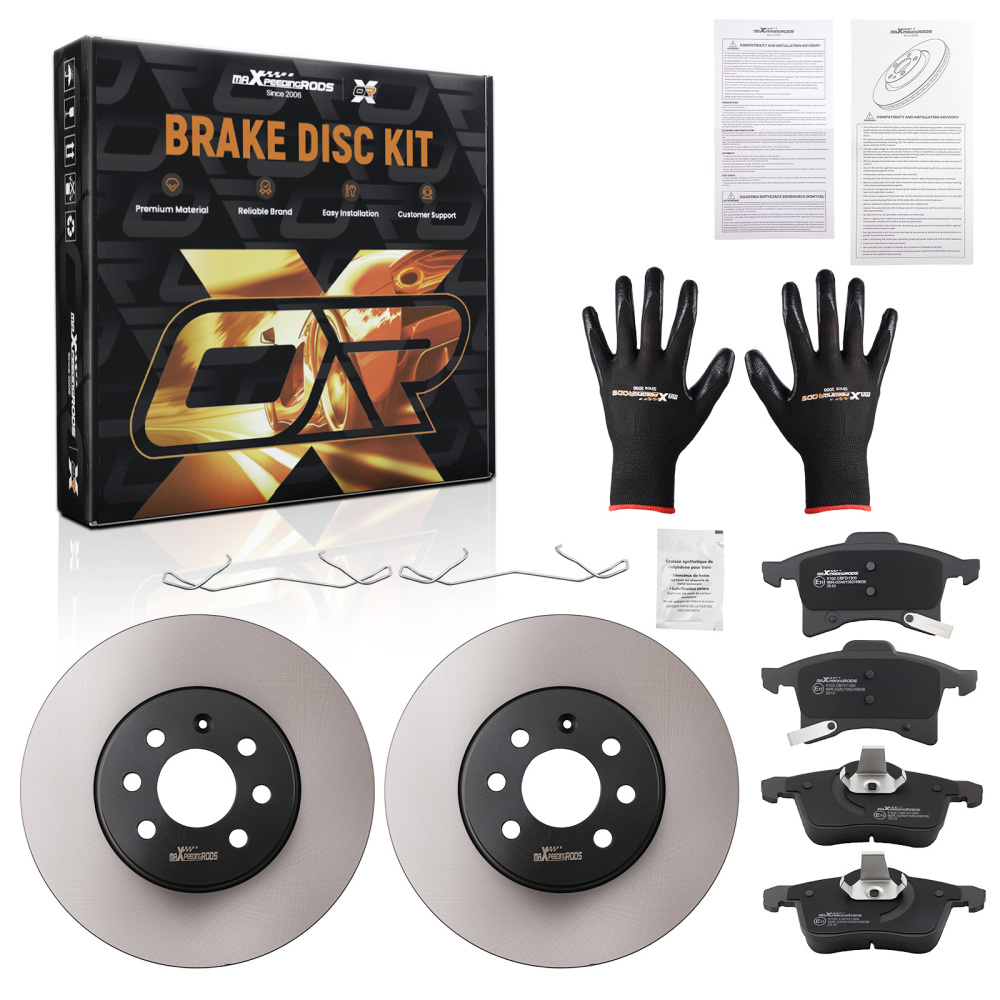 Dischi 280mm Pastiglie Ant compatibile per Opel Combo 1.2L 1.4L 1.6L 1.7L 2001-2012