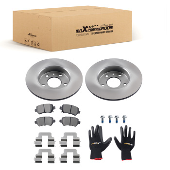 Brake DiscsPads Set Front 263.2mm compatible for Vauxhall/Opel Astra Combo Meriva Zafira