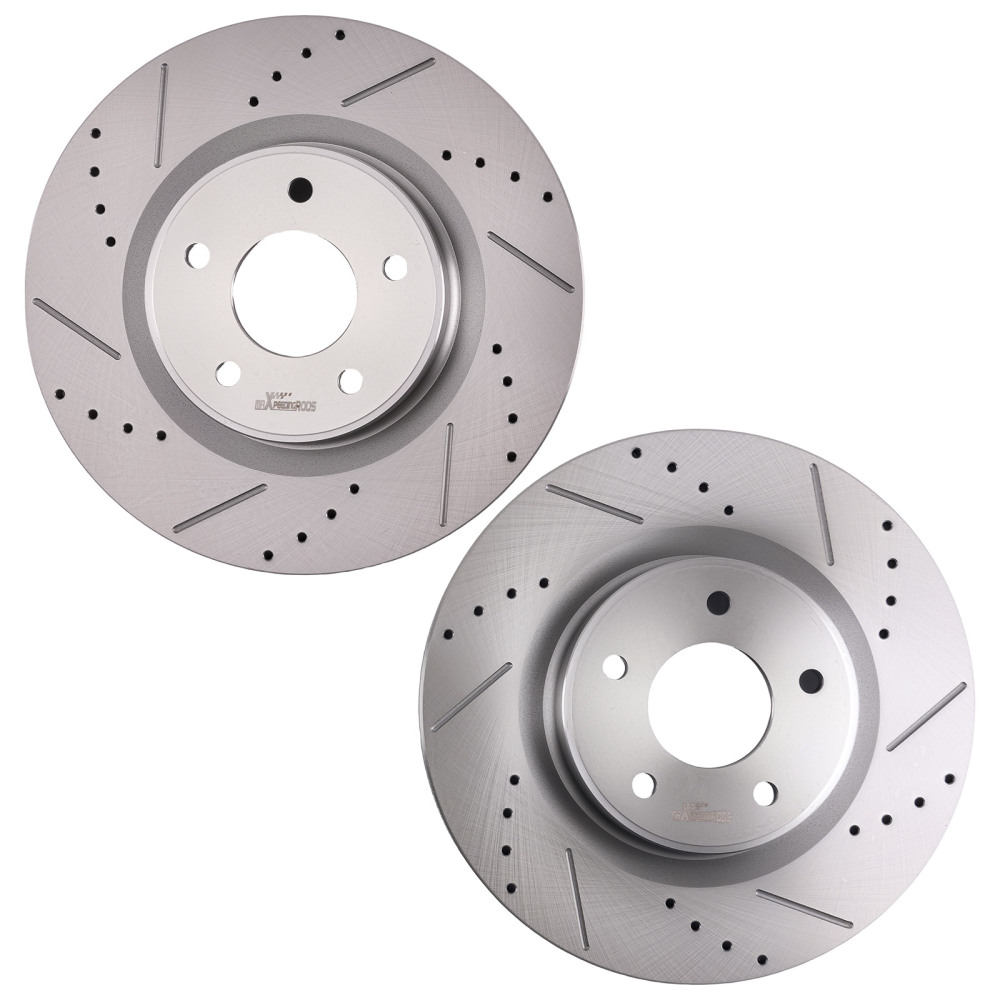 Front Brake Rotors and Pads Set compatible for Nissan Murano 2015-2024/Compatible for Infiniti JX35 2013