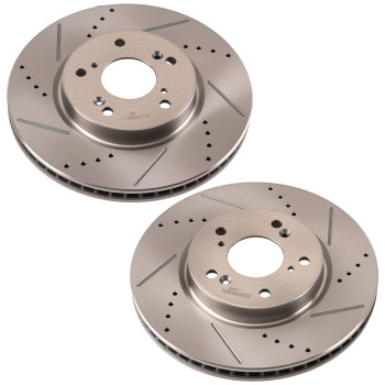 Front Brake Rotors and Pads Set compatible for Honda Accord 2013-2022 S800011 P1654