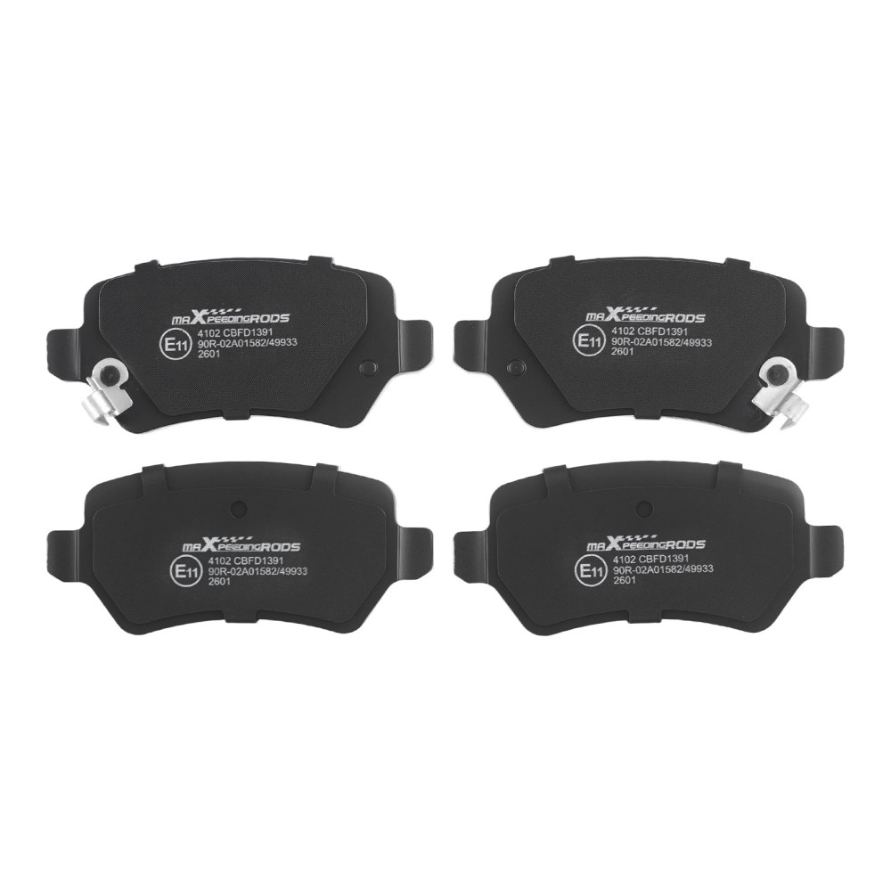 Ant.+Post. Dischi e Pastiglie Freno compatibile per Opel Astra G Kasten Kombi 1998-05 569059
