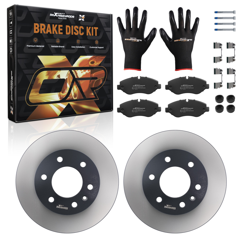 Brake DiscsPads Set Front 299.6mm compatible for Mercedes-Benz Sprinter 3-T/3,5-T 06-18