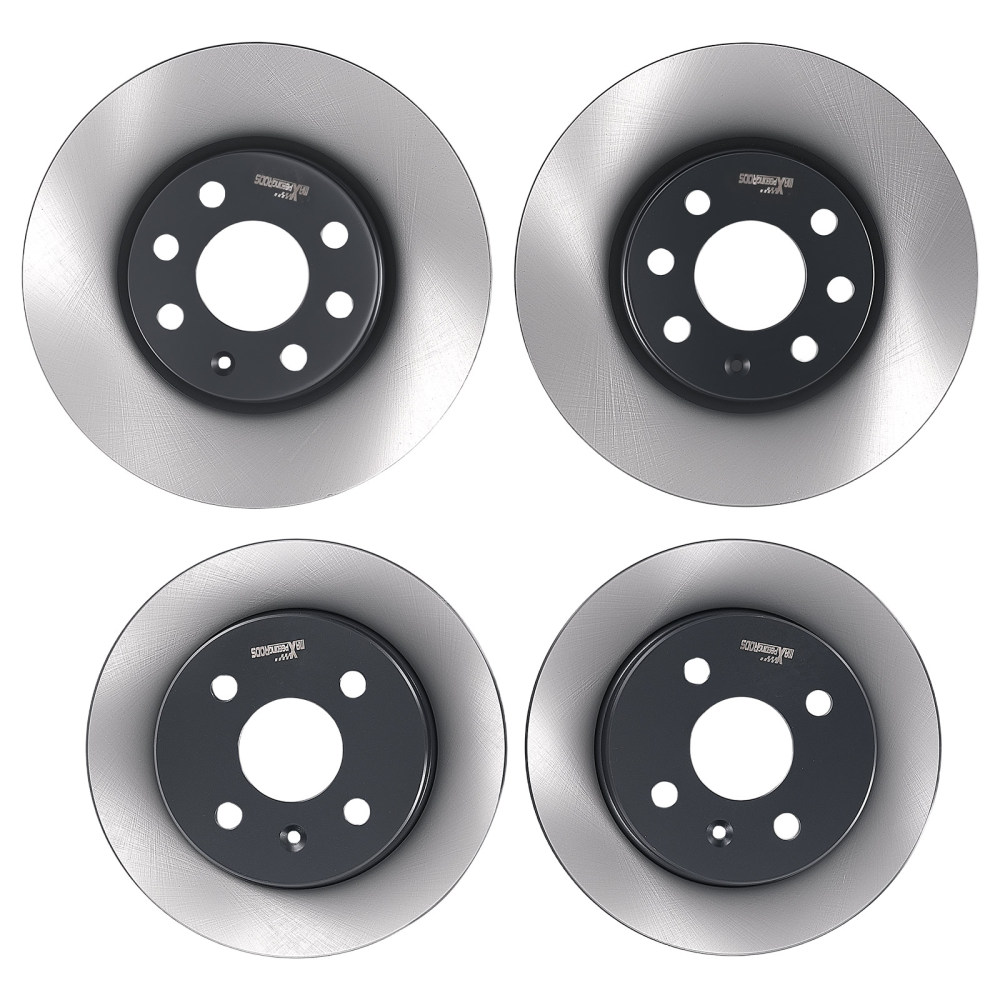 Ant.+Post. Dischi e Pastiglie Kit Completo compatibile per Opel Meriva X03 1.4L 1.6L 2003-10