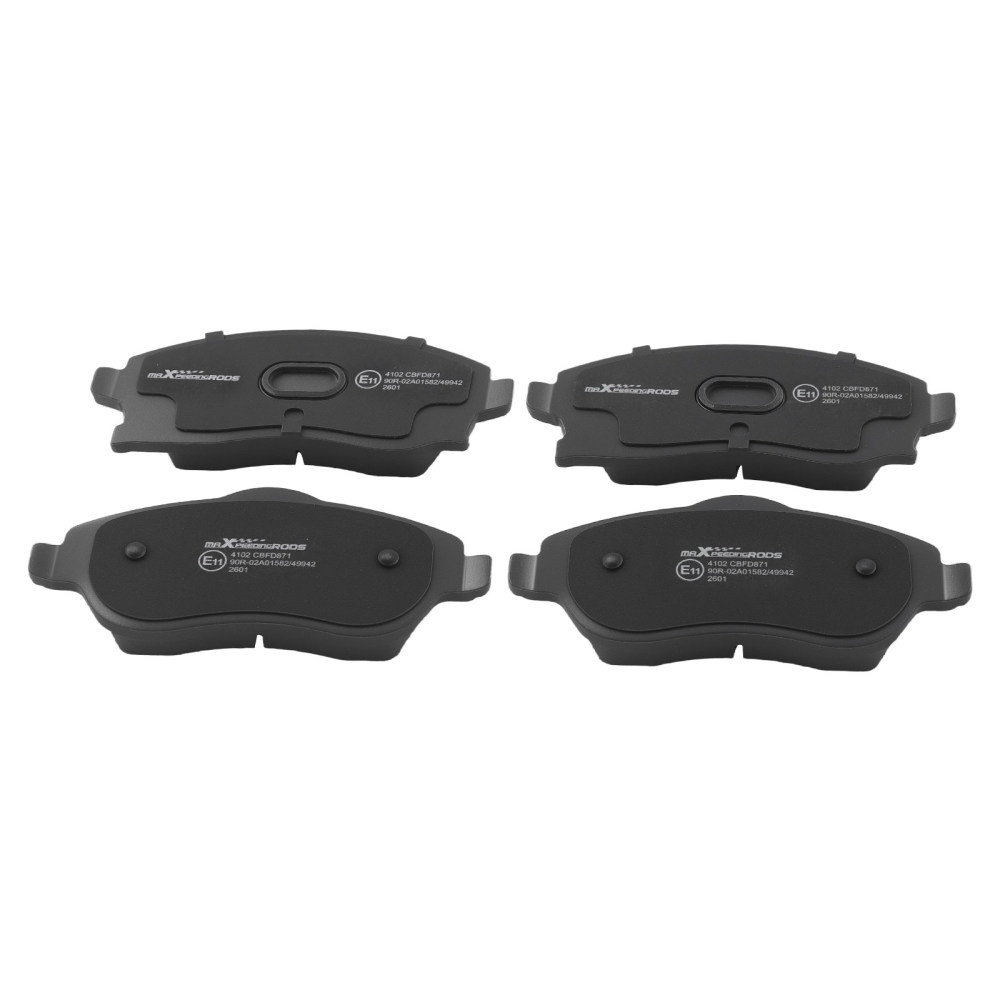 Ant.+Post. Dischi e Pastiglie Kit Completo compatibile per Opel Meriva X03 1.4L 1.6L 2003-10