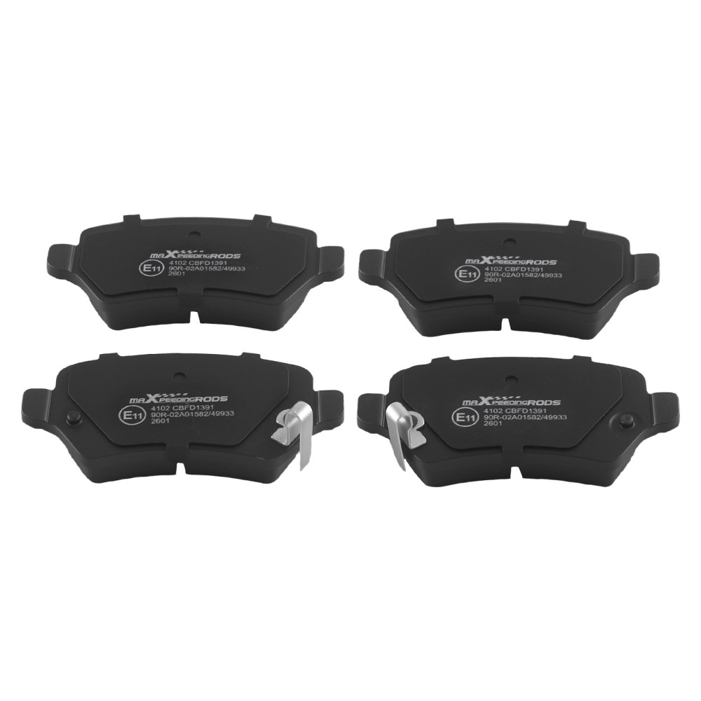 Ant.+Post. Dischi e Pastiglie Kit Completo compatibile per Opel Meriva X03 1.4L 1.6L 2003-10