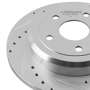 Front Rear Brake Rotors+Ceramic Brake Pads Kit compatible for Dodge Durango 2011-20 S-5306