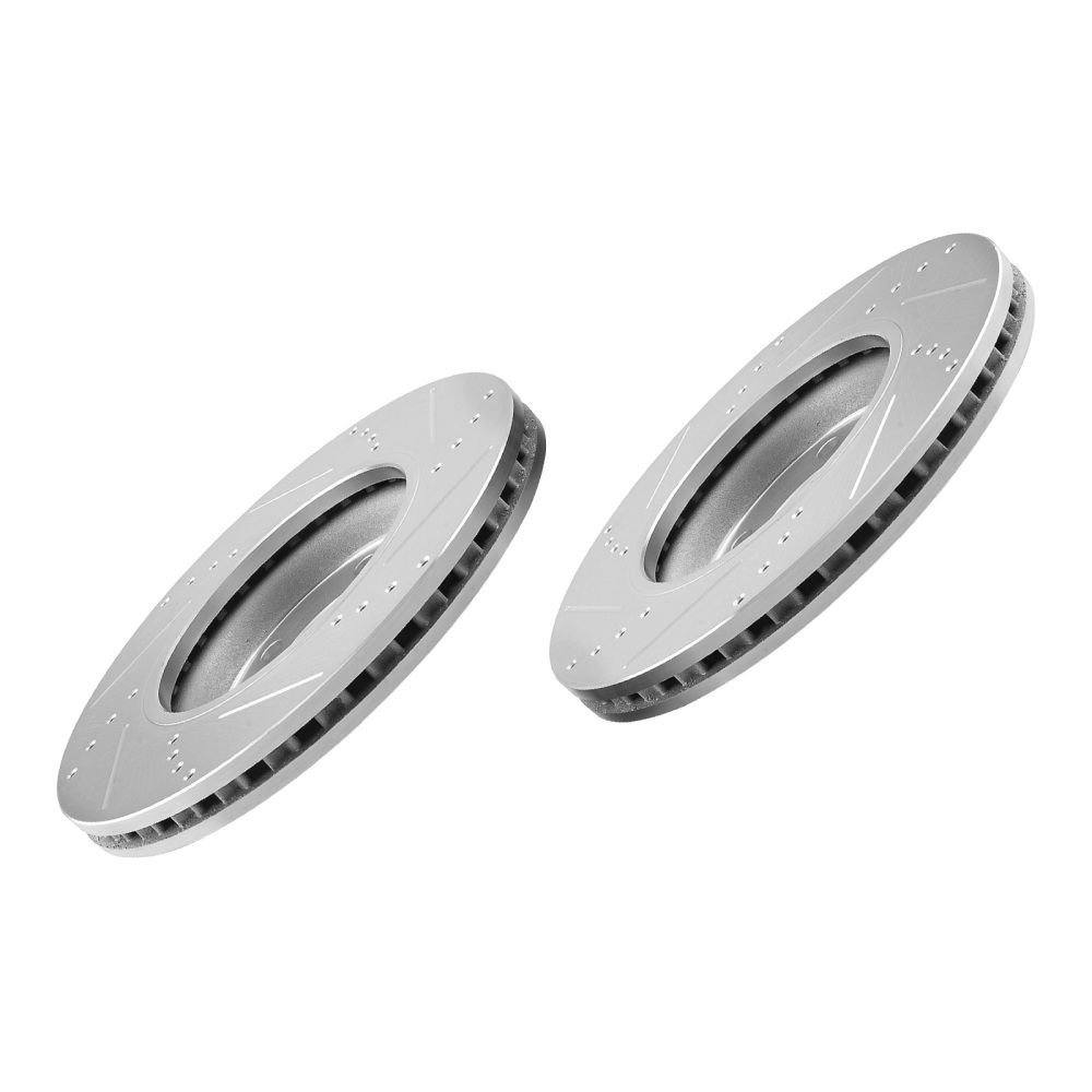 FrontRear Drilled Brake Rotors+Pads compatible for Chevrolet Malibu HHR compatible for Pontiac G5 Aura