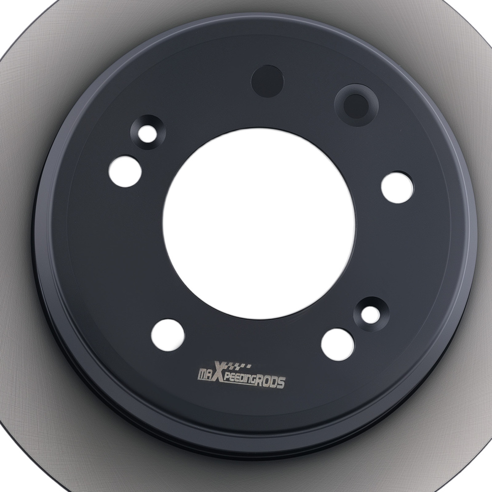 Pair Rear Brake Discs LeftRight compatible for Hyundai i30 FD 2007-2011 584111H300 10mm