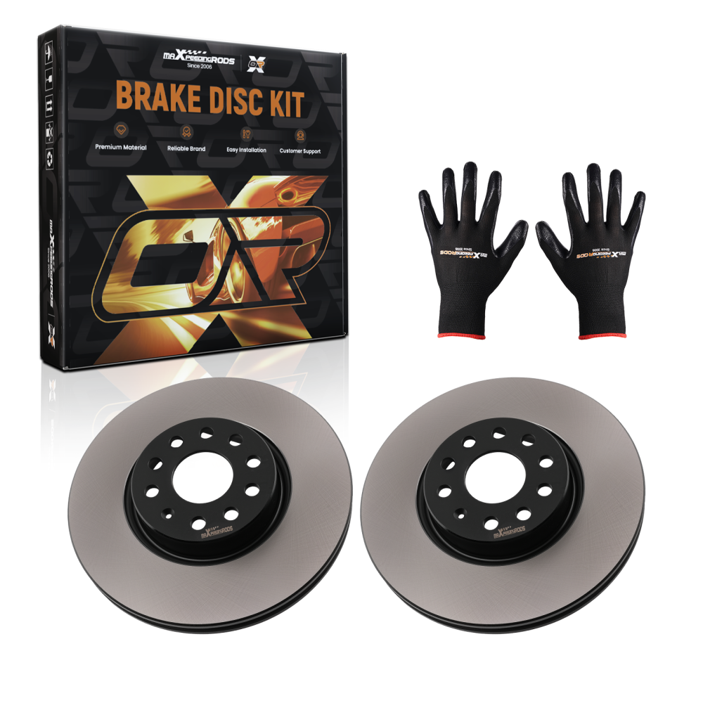 Brake Discs Front LeftRight compatible for Citroën C3 C4 compatible for Peugeot 207 307 206 4246W1