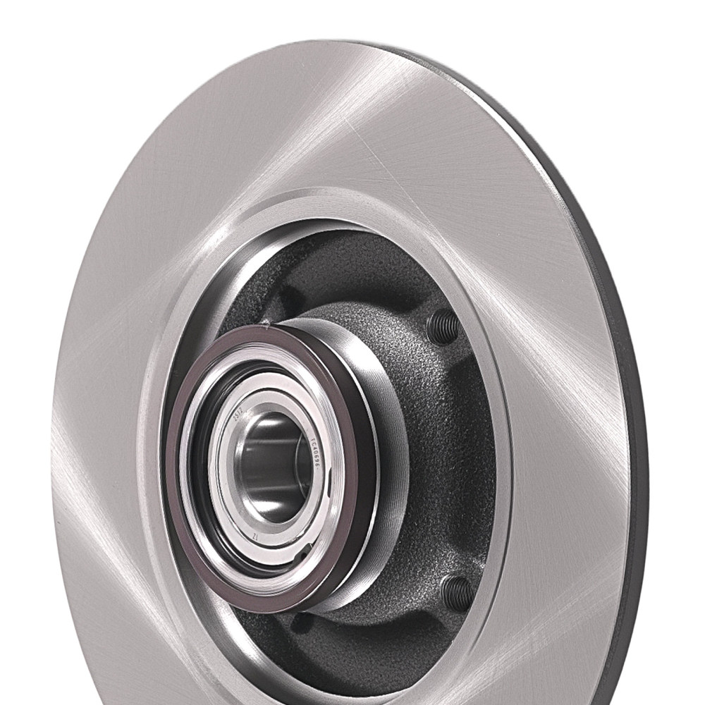 Rear LR Solid Brake Discs compatible for Peugeot 2008/Compatible for Citroen DS3/Compatible for Vauxhall 2009-19 424919