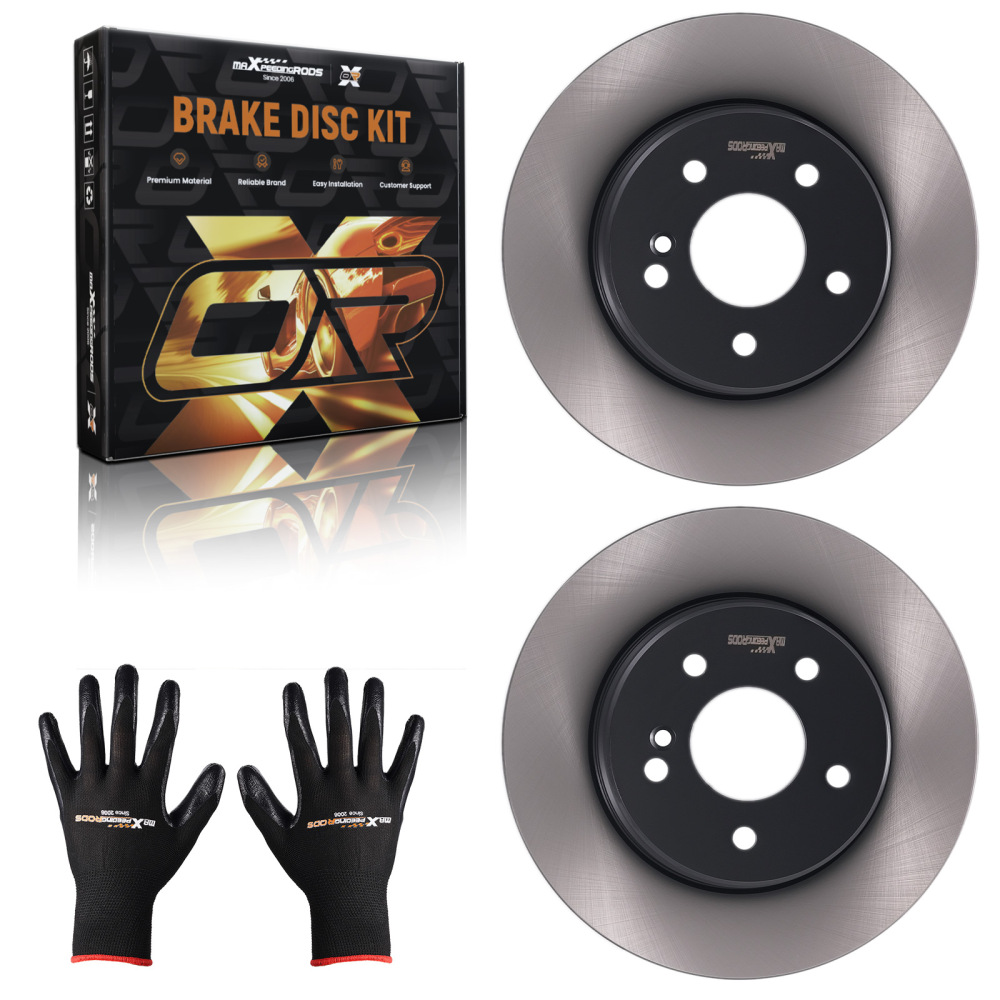 Solid Rear Brake Discs 289.7mm compatible for Mercedes C202/C203/CLC 1994-2011 A2104231012