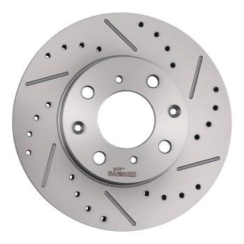 Front Vented Brake Rotors Set compatible for Honda Civic 1990-2000/CRX 1990-1991 S31029