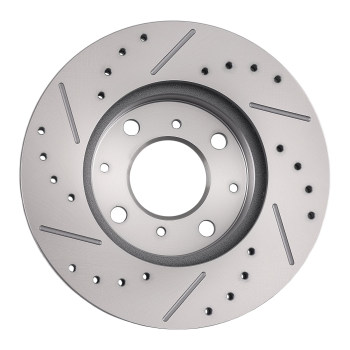 Front Vented Brake Rotors Set compatible for Honda Civic 1990-2000/CRX 1990-1991 S31029