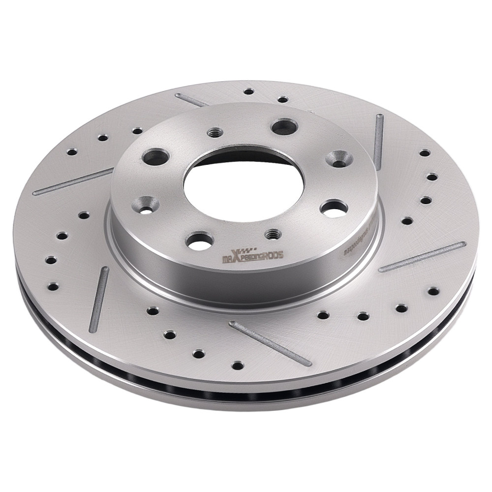 Front Vented Brake Rotors Set compatible for Honda Civic 1990-2000/CRX 1990-1991 S31029