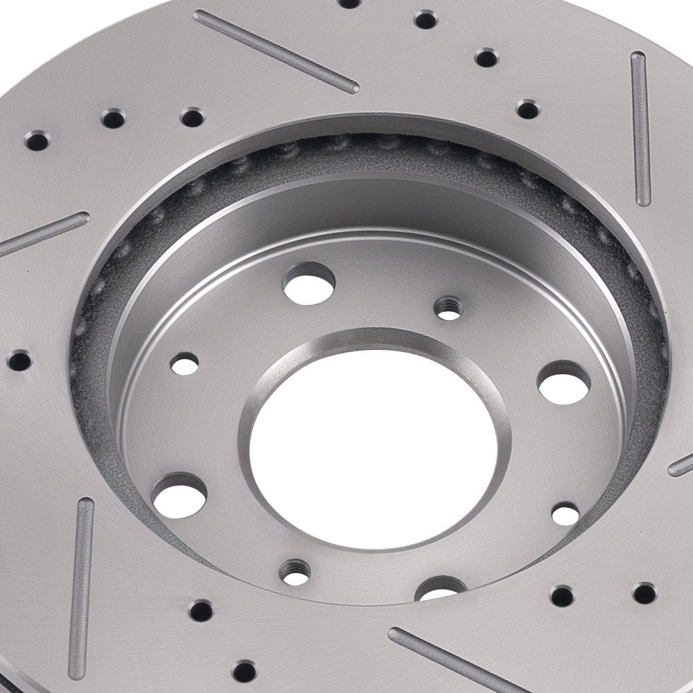 Front Vented Brake Rotors Set compatible for Honda Civic 1990-2000/CRX 1990-1991 S31029