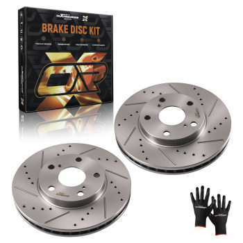 Front Brake Rotors Set compatible for Lexus ES300 1992-2001 compatible for Toyota Avalon 1995-2004 S31050