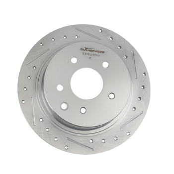 Rear DrilledSlotted Brake Rotors compatible for Nissan Altima 2002-2023/Maxima 2004 -08