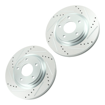 Front Brake Rotors+Ceramic Brake Pads Kit compatible for Nissan Altima 2013-2023 S-31464