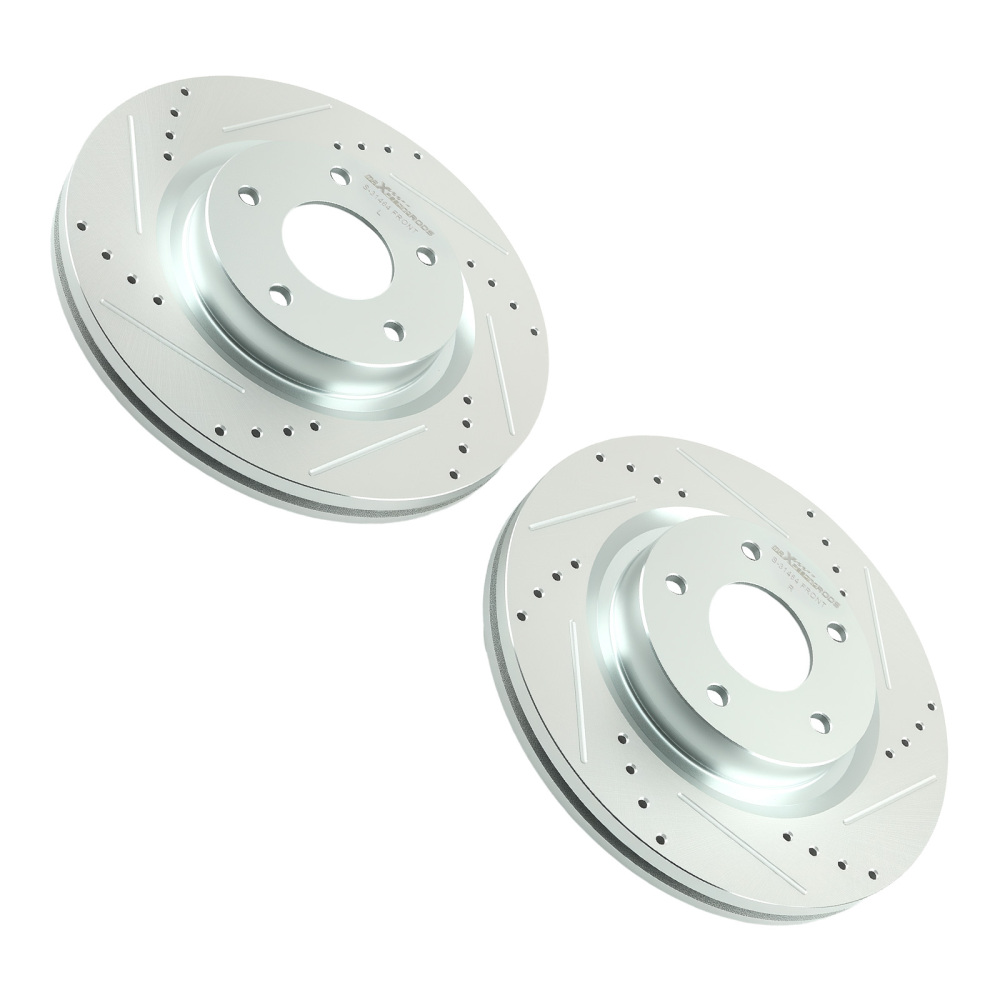 Front Brake Rotors+Ceramic Brake Pads Kit compatible for Nissan Altima 2013-2023 S-31464